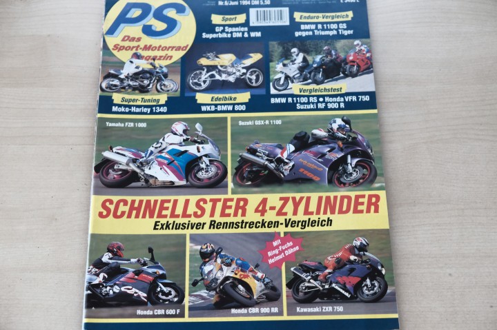 Deckblatt PS Sport Motorrad (06/1994)